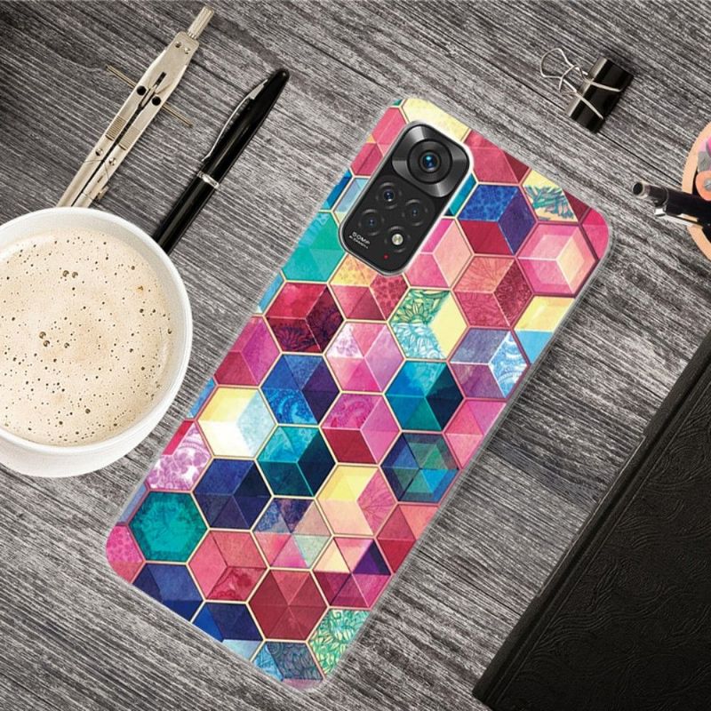 Cover Xiaomi Redmi Note 11 / Note 11S Farvede Blokke