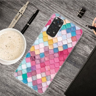 Cover Xiaomi Redmi Note 11 / Note 11S Hemming Farverige Firkanter