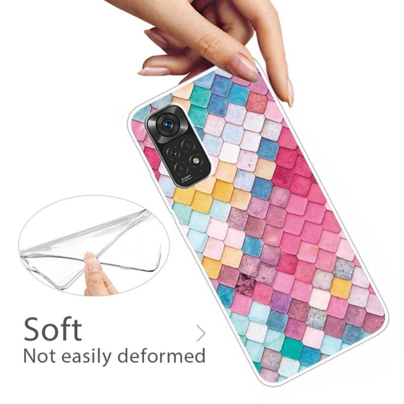 Cover Xiaomi Redmi Note 11 / Note 11S Hemming Farverige Firkanter