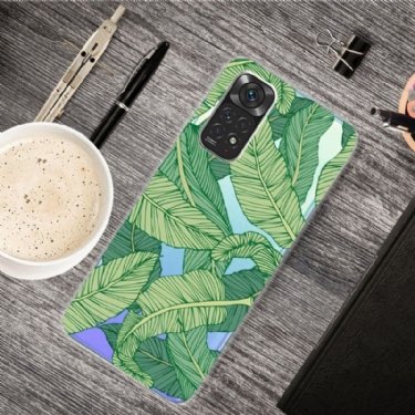 Cover Xiaomi Redmi Note 11 / Note 11S Hemming Grønt Blad