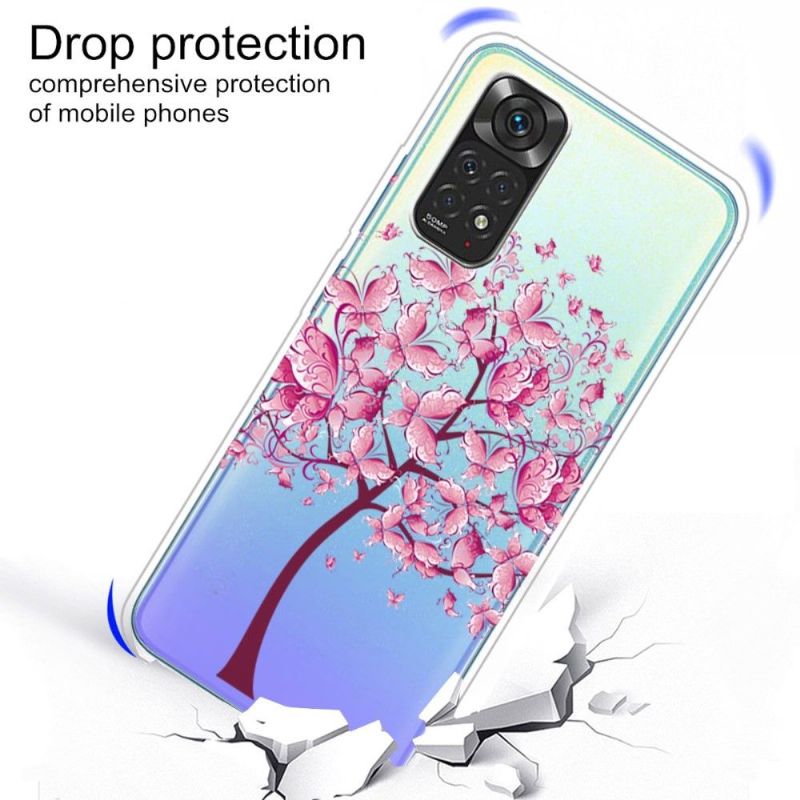 Cover Xiaomi Redmi Note 11 / Note 11S Hemming Sommerfugletræ