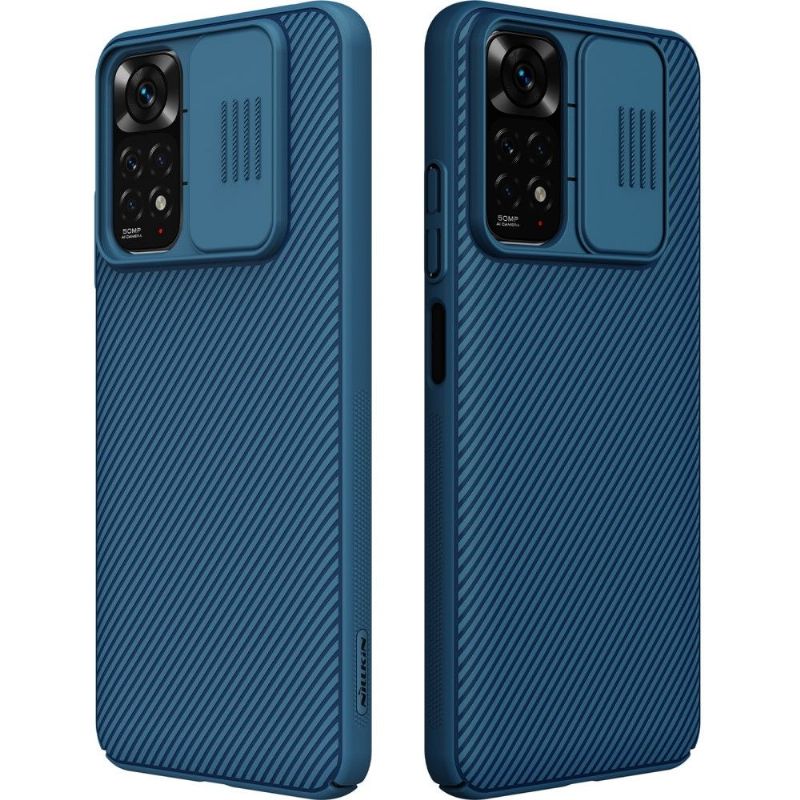 Cover Xiaomi Redmi Note 11 / Note 11S Knastskærm Med Bageste Objektivdæksel