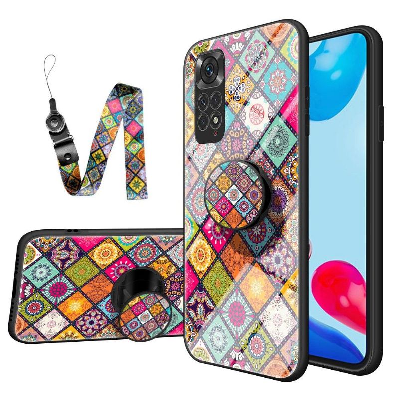 Cover Xiaomi Redmi Note 11 / Note 11S Mandala Kalejdoskop Med Stand