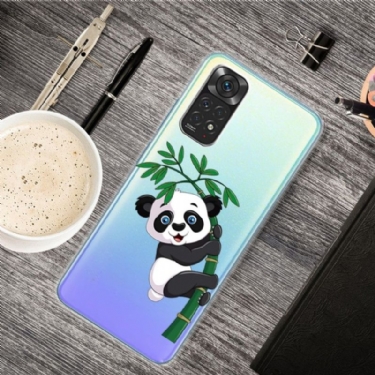 Cover Xiaomi Redmi Note 11 / Note 11S Panda På Bambus