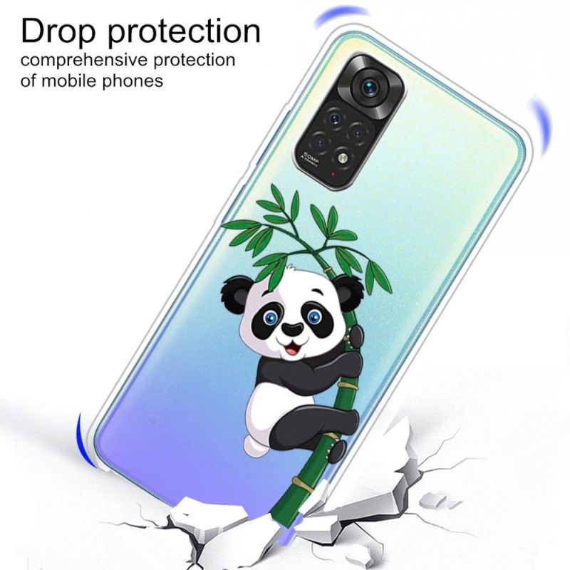 Cover Xiaomi Redmi Note 11 / Note 11S Panda På Bambus