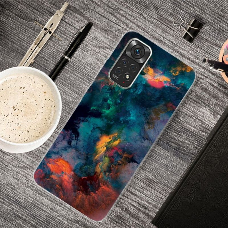 Cover Xiaomi Redmi Note 11 / Note 11S Rosenrøde Skyer