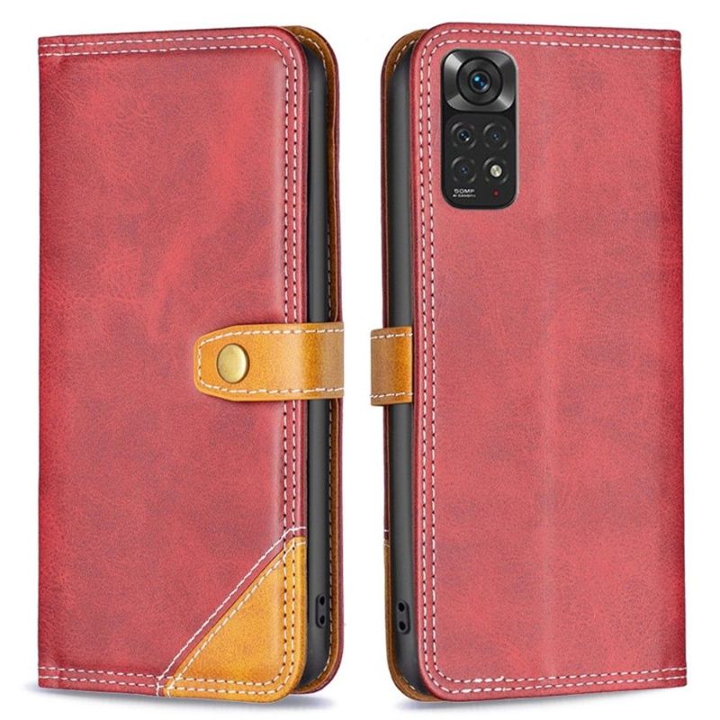 Flip Cover Xiaomi Redmi Note 11 / Note 11S Anti-fald Binfen Series-8 Udsatte Sømme