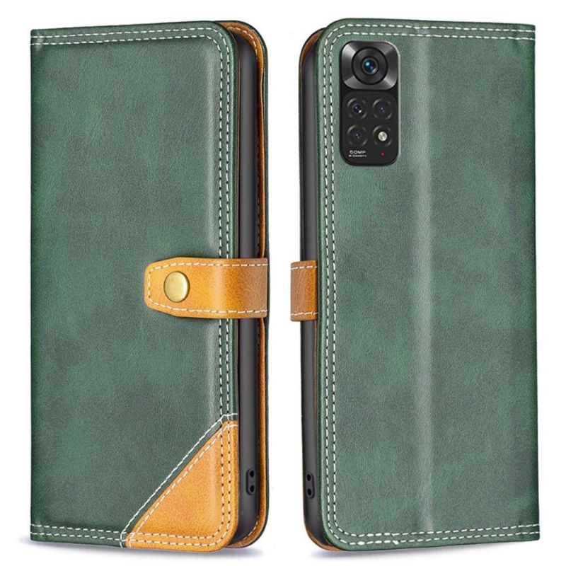 Flip Cover Xiaomi Redmi Note 11 / Note 11S Anti-fald Binfen Series-8 Udsatte Sømme