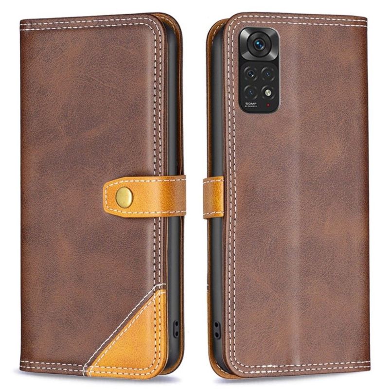 Flip Cover Xiaomi Redmi Note 11 / Note 11S Anti-fald Binfen Series-8 Udsatte Sømme