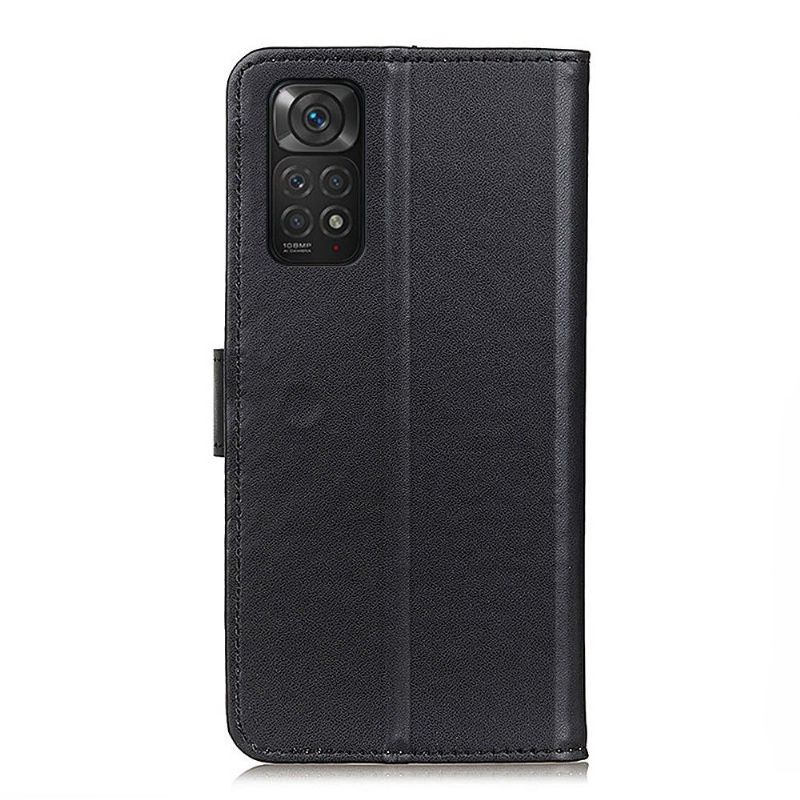 Flip Cover Xiaomi Redmi Note 11 / Note 11S Basic Imiteret Læder