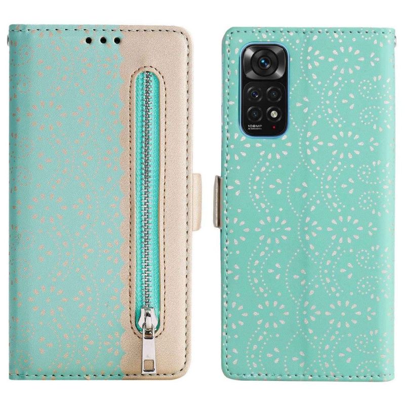 Flip Cover Xiaomi Redmi Note 11 / Note 11S Blomsterblonde I Lædereffekt