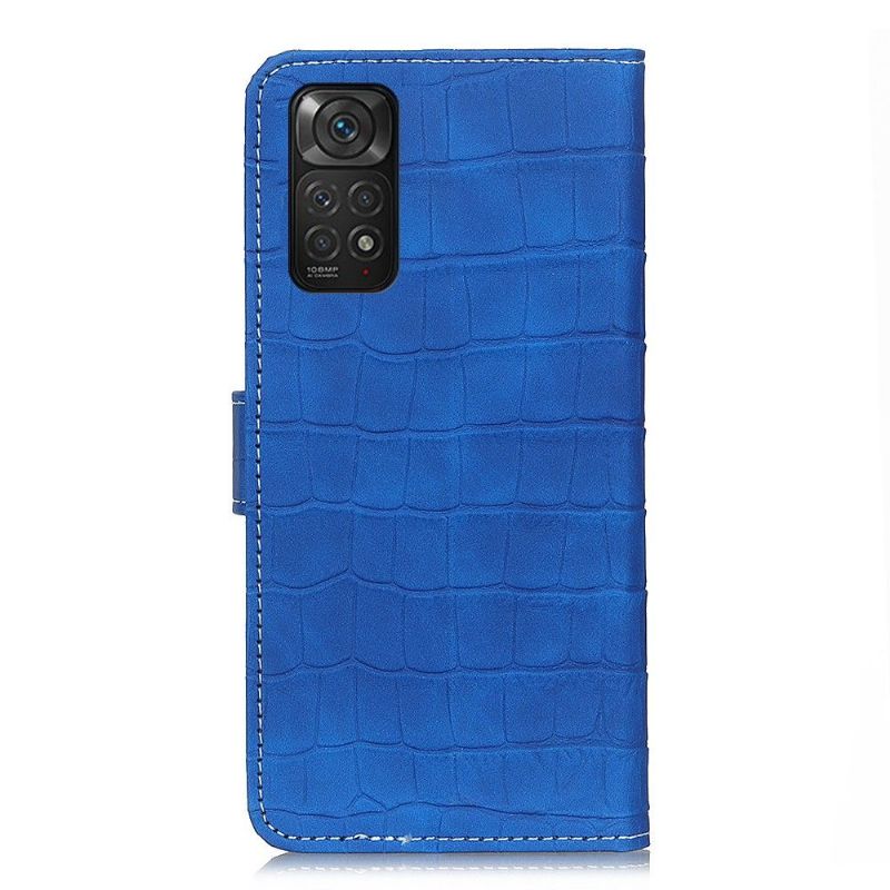 Flip Cover Xiaomi Redmi Note 11 / Note 11S Hemming Croc Look-syning