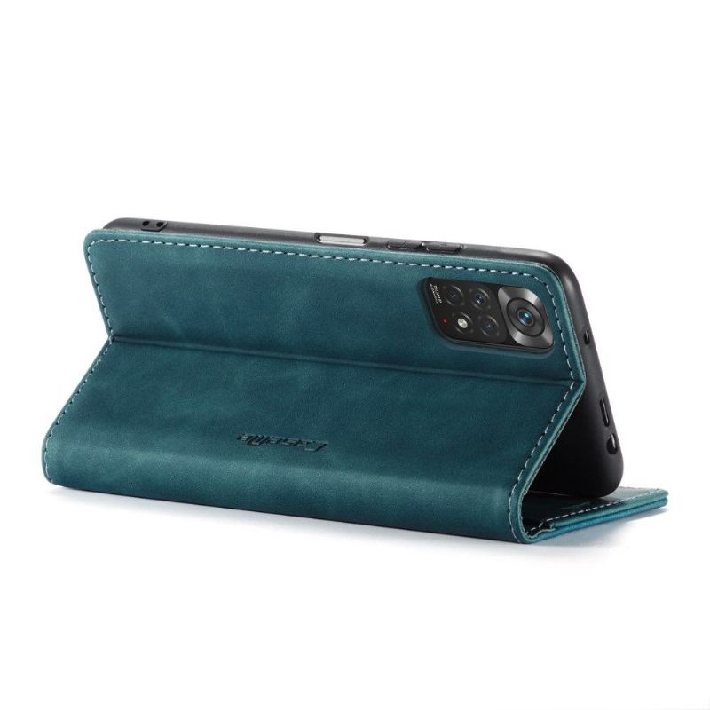 Flip Cover Xiaomi Redmi Note 11 / Note 11S Hemming Imiteret Læder Golias