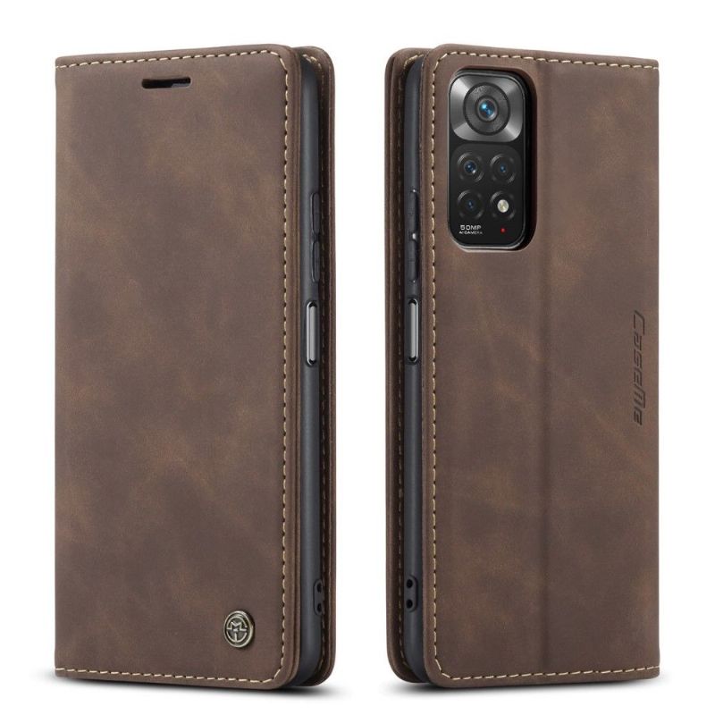 Flip Cover Xiaomi Redmi Note 11 / Note 11S Hemming Imiteret Læder Golias