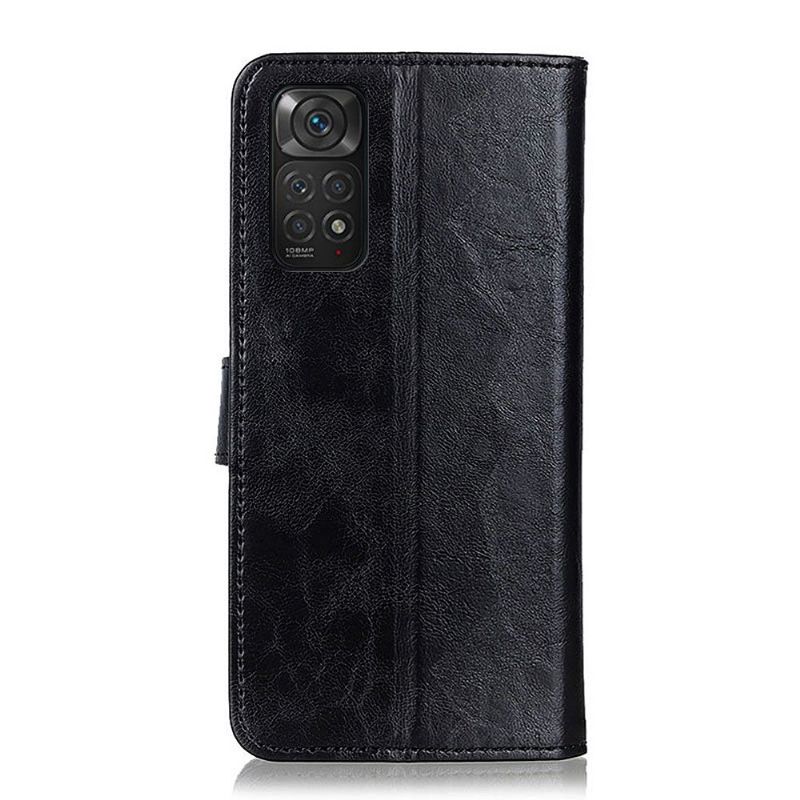 Flip Cover Xiaomi Redmi Note 11 / Note 11S Hemming Khazneh Lædereffekt Melodi