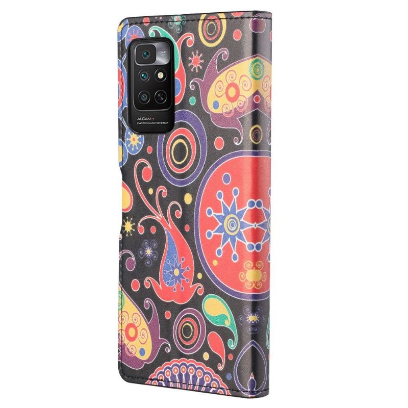 Flip Cover Xiaomi Redmi Note 11 / Note 11S Hemming Paisley Blomst