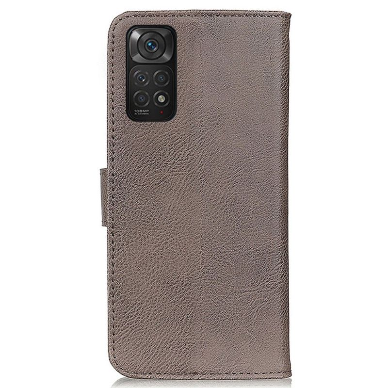 Flip Cover Xiaomi Redmi Note 11 / Note 11S Khazneh Lædereffekt Kortholder