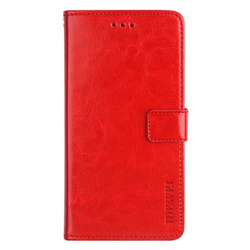 Flip Cover Xiaomi Redmi Note 11 / Note 11S Læder Cover Idewei Folio Lædereffekt