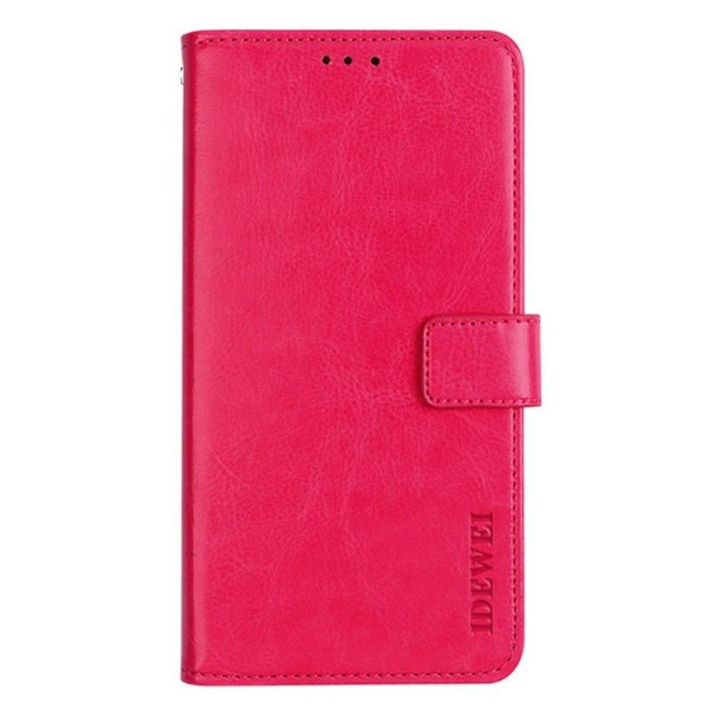 Flip Cover Xiaomi Redmi Note 11 / Note 11S Læder Cover Idewei Folio Lædereffekt