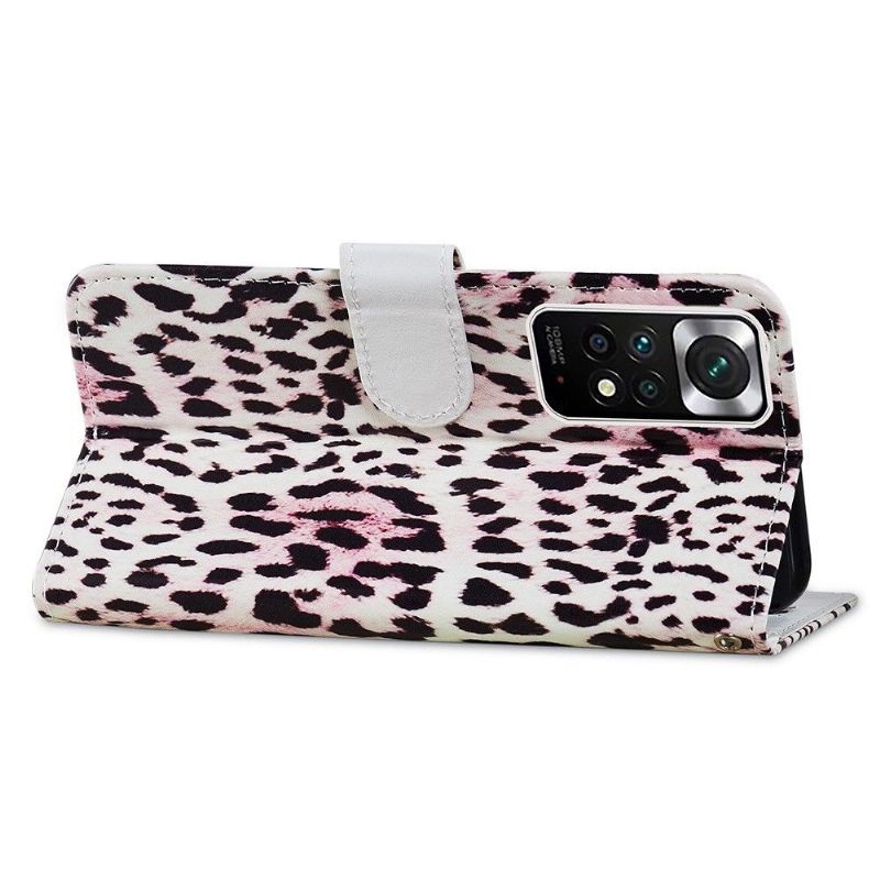 Flip Cover Xiaomi Redmi Note 11 / Note 11S Leopardmønster