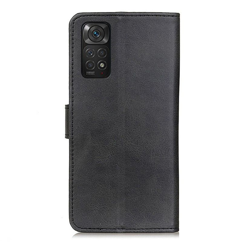 Flip Cover Xiaomi Redmi Note 11 / Note 11S Marius Mat Læder Effekt