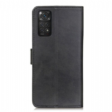 Flip Cover Xiaomi Redmi Note 11 / Note 11S Marius Mat Læder Effekt