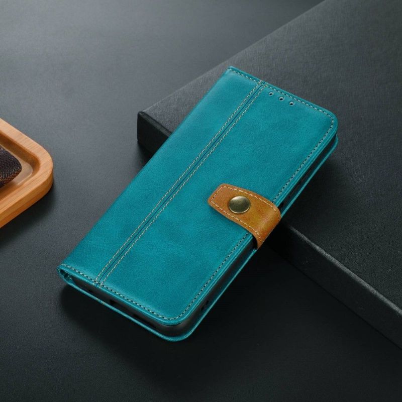 Flip Cover Xiaomi Redmi Note 11 / Note 11S Premium Kunstlæder Med Syninger