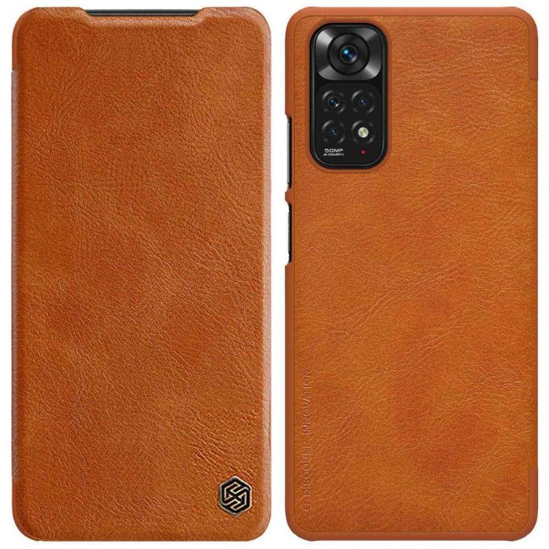 Flip Cover Xiaomi Redmi Note 11 / Note 11S Qin-serien Lædereffekt