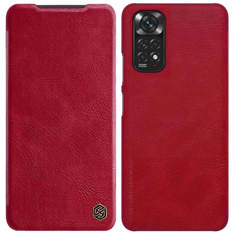 Flip Cover Xiaomi Redmi Note 11 / Note 11S Qin-serien Lædereffekt