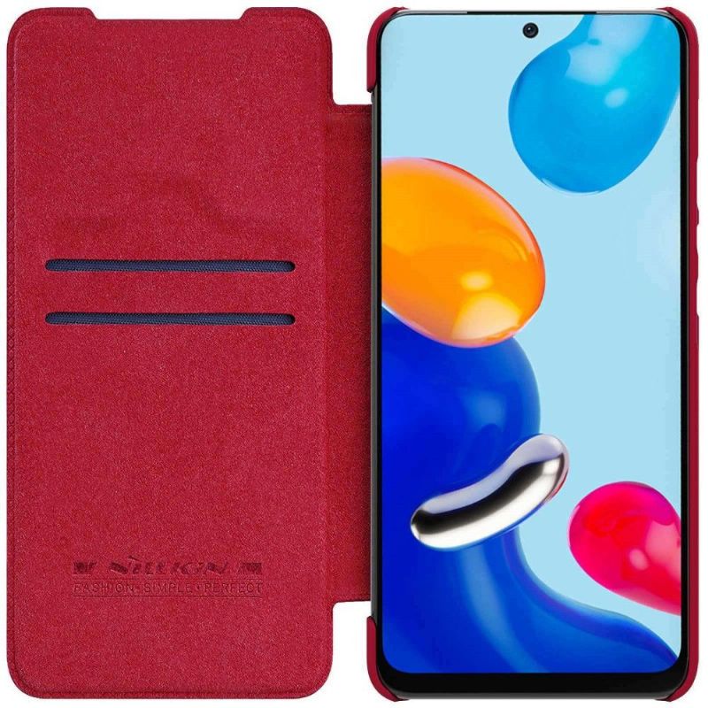 Flip Cover Xiaomi Redmi Note 11 / Note 11S Qin-serien Lædereffekt