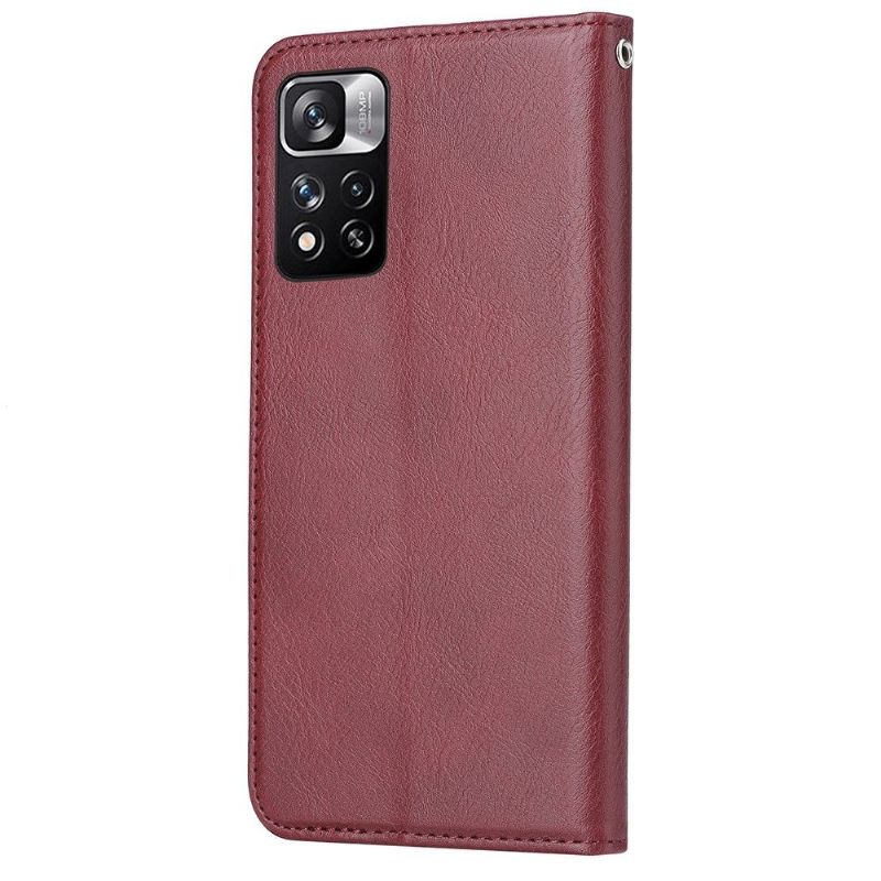 Flip Cover Xiaomi Redmi Note 11 / Note 11S Stand Case Lædereffekt