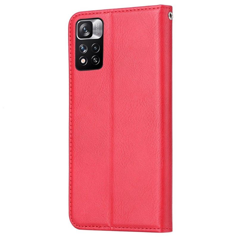 Flip Cover Xiaomi Redmi Note 11 / Note 11S Stand Case Lædereffekt