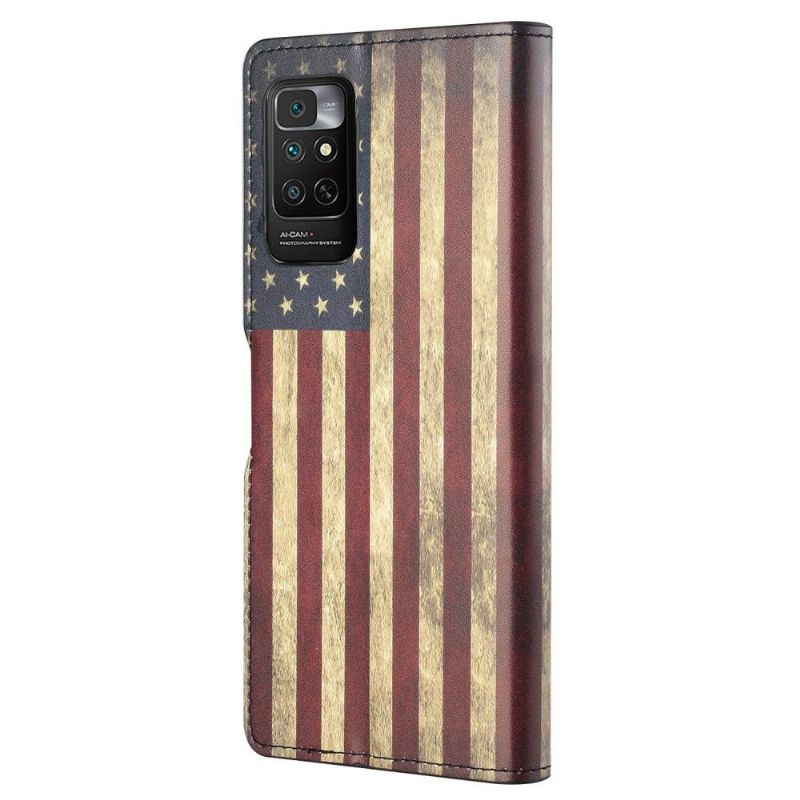 Flip Cover Xiaomi Redmi Note 11 / Note 11S Vintage Amerikansk Flag