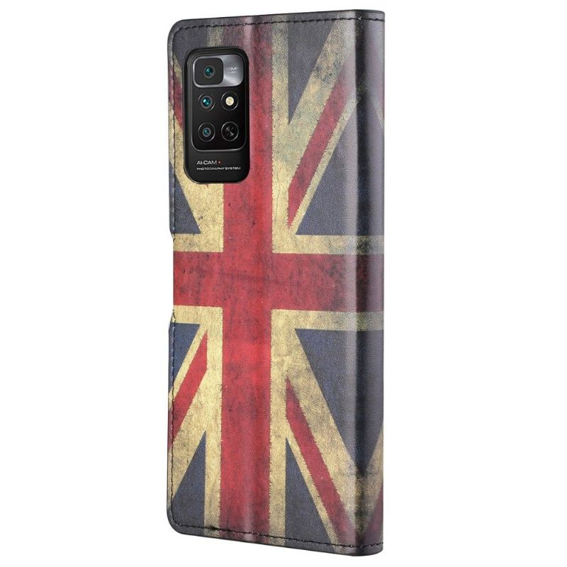 Flip Cover Xiaomi Redmi Note 11 / Note 11S Vintage Engelsk Flag