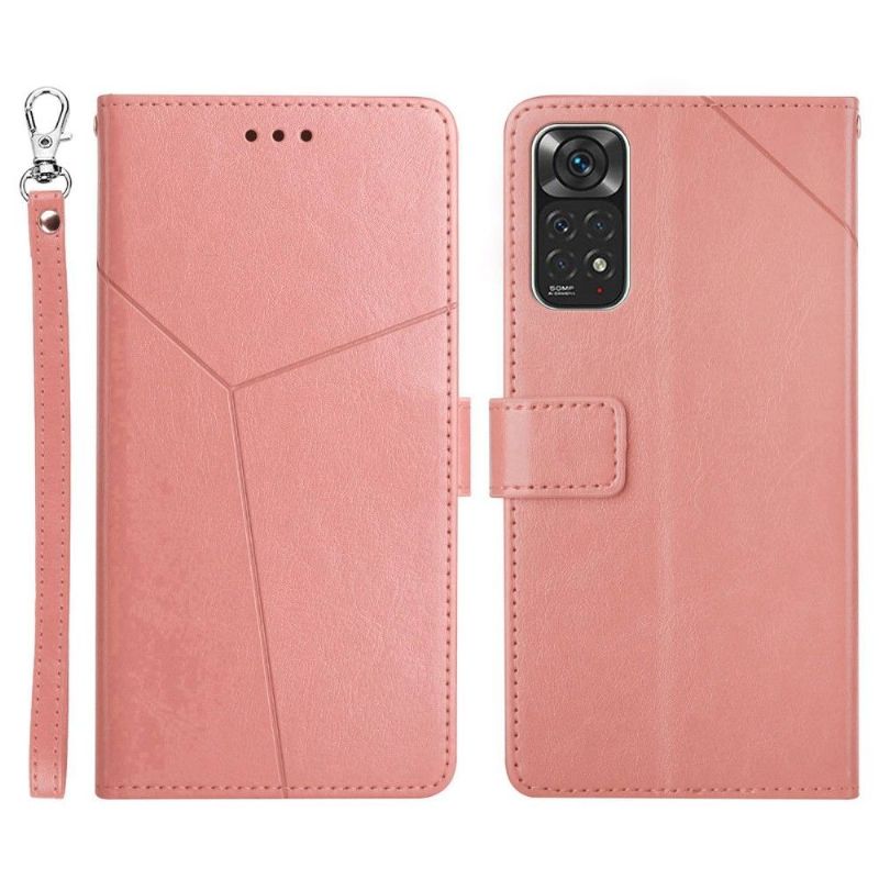 Flip Cover Xiaomi Redmi Note 11 / Note 11S Y Lines Lædereffekt