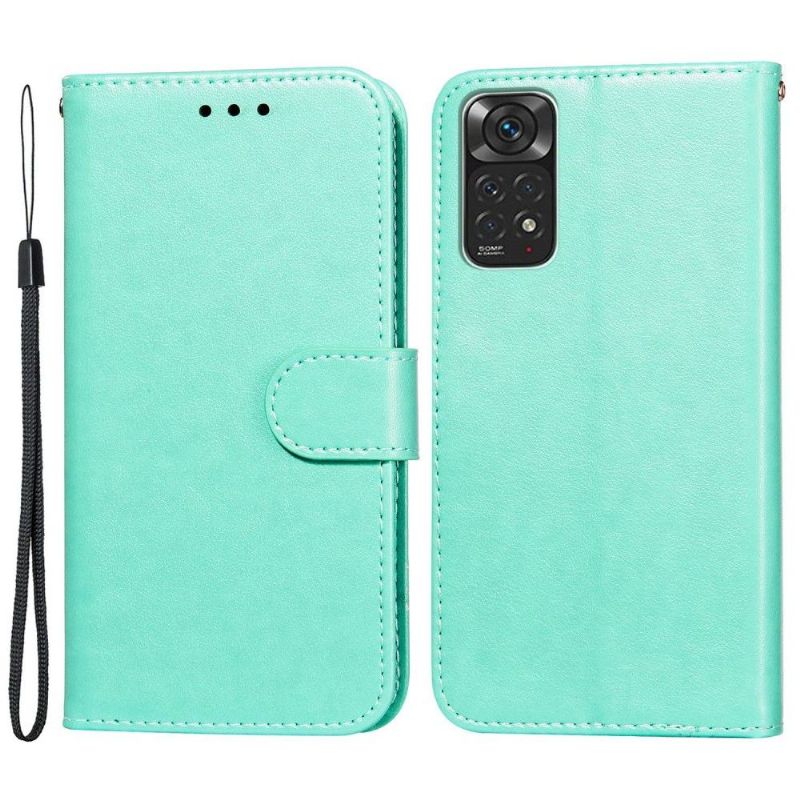 Læder Cover Xiaomi Redmi Note 11 / Note 11S Original Flip Cover Kortholderklap