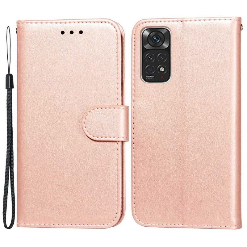 Læder Cover Xiaomi Redmi Note 11 / Note 11S Original Flip Cover Kortholderklap