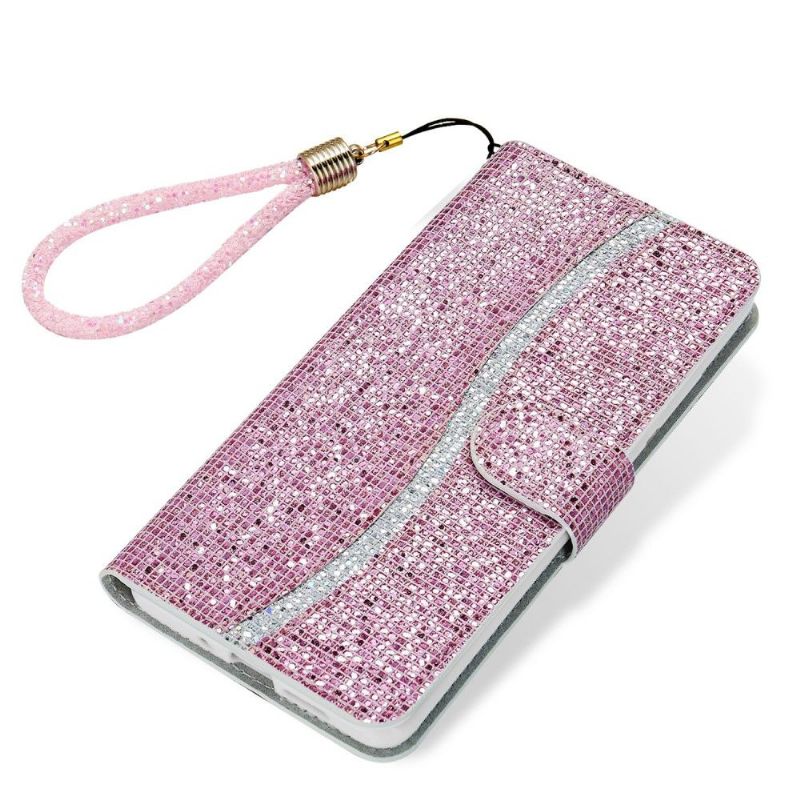 Læder Cover Xiaomi Redmi Note 11 / Note 11S Original Glitterkortholder