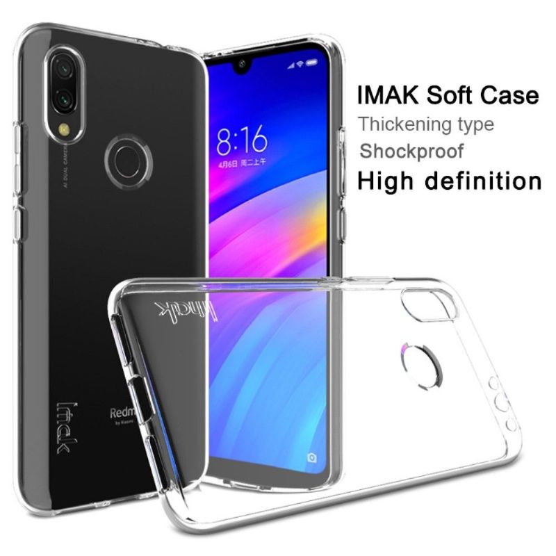 Cover Xiaomi Redmi 7 Anti-fald Gennemsigtig Imak Ultra Soft