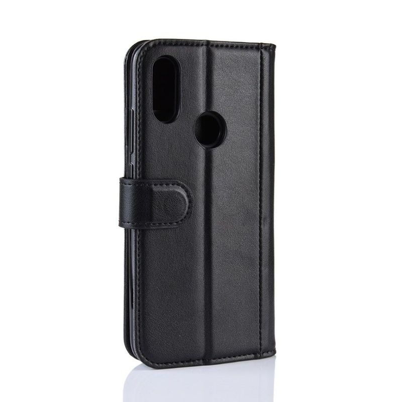 Etui Xiaomi Redmi 7 Premium Læder Kortholder - Sort