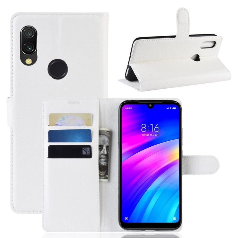 Etui Xiaomi Redmi 7 Stil Læder Kortholder