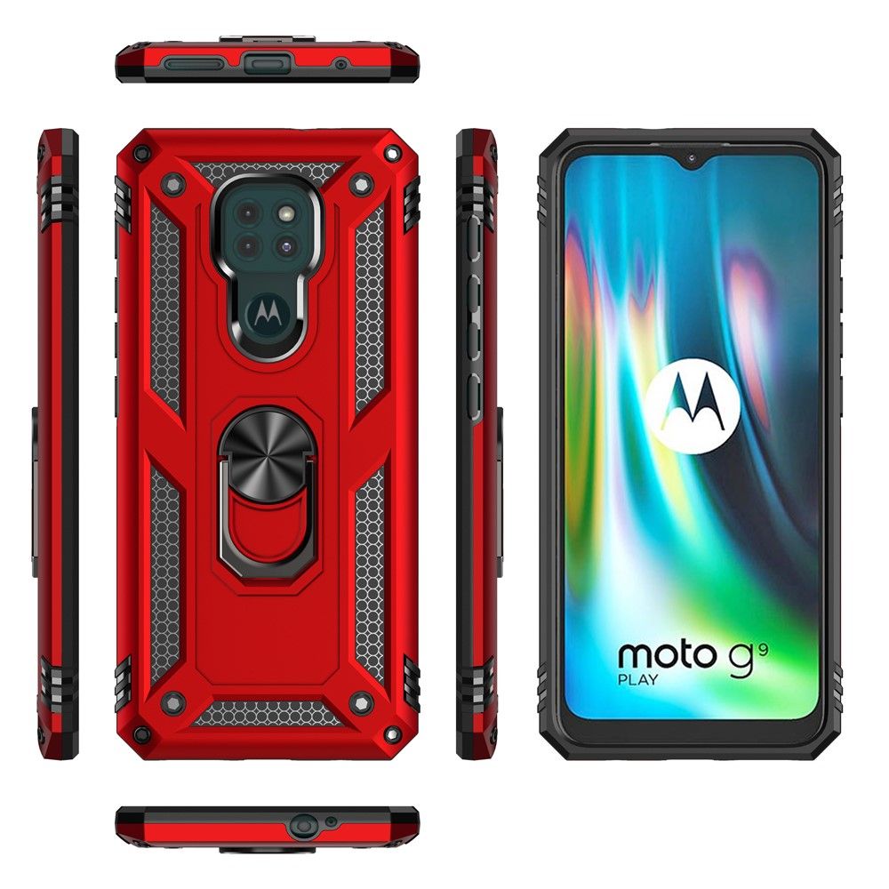 Cover Motorola Moto G9 Play Hybrid Supportfunktion