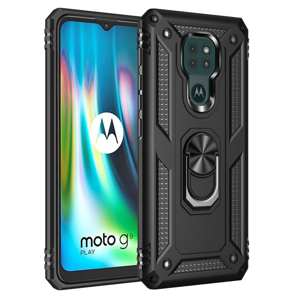 Cover Motorola Moto G9 Play Hybrid Supportfunktion