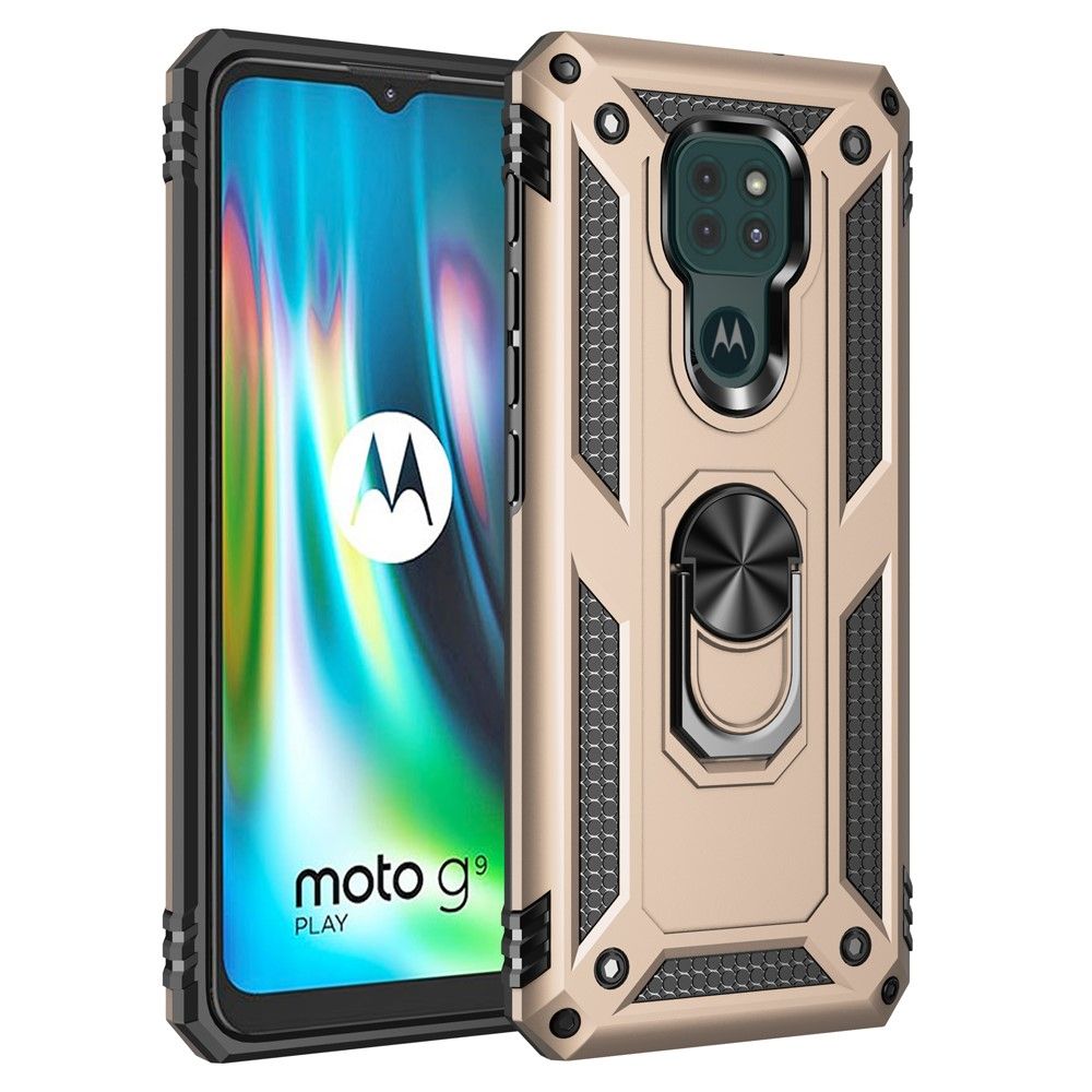 Cover Motorola Moto G9 Play Hybrid Supportfunktion