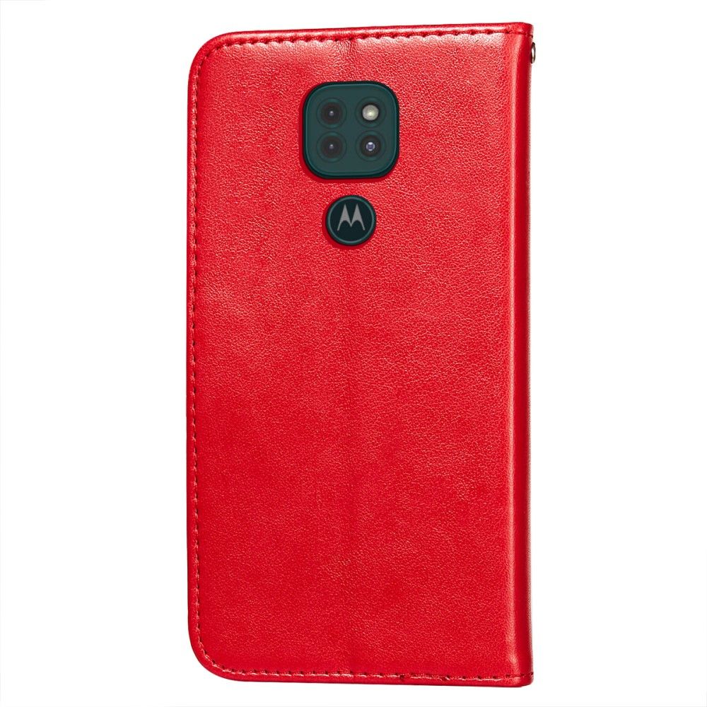 Flip Cover Motorola Moto G9 Play Hemming Kunstlæder Blonder