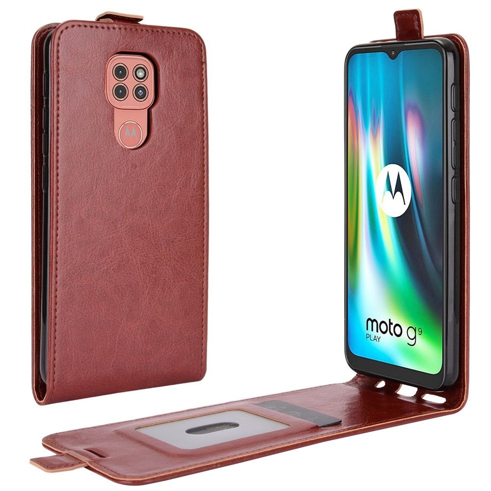 Flip Cover Motorola Moto G9 Play Læder Cover Kunstlæder Lodret