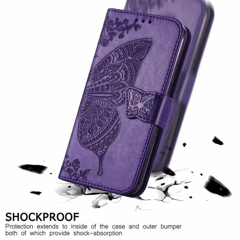 Flip Cover Honor Magic 6 Pro Barok Sommerfugl