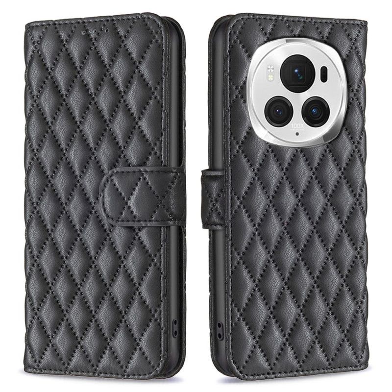 Flip Cover Honor Magic 6 Pro Quiltet Binfen Farve