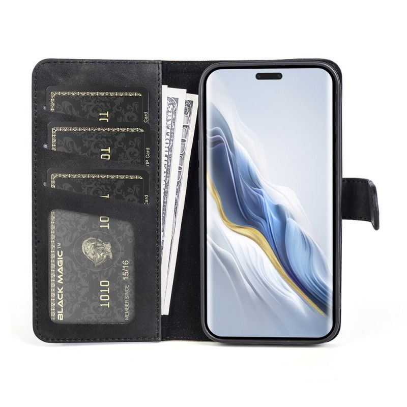 Flip Cover Til Honor Magic 6 Pro Tofarvet Design