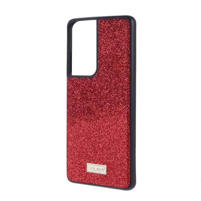 Cover Samsung Galaxy S21 Ultra 5G Mousserende Glitter Sulada